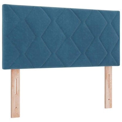 vidaXL Kopfteil mit Kopfteil Dunkelblau 100 cm Samt