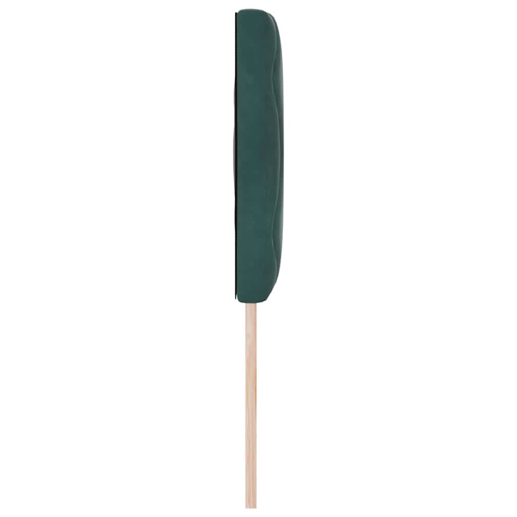 vidaXL Kopfteil mit Kopfteil Dunkelgrün 144 cm Samt