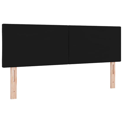 vidaXL Kopfteil mit Kopfteil Schwarz 160 cm Kunstleder