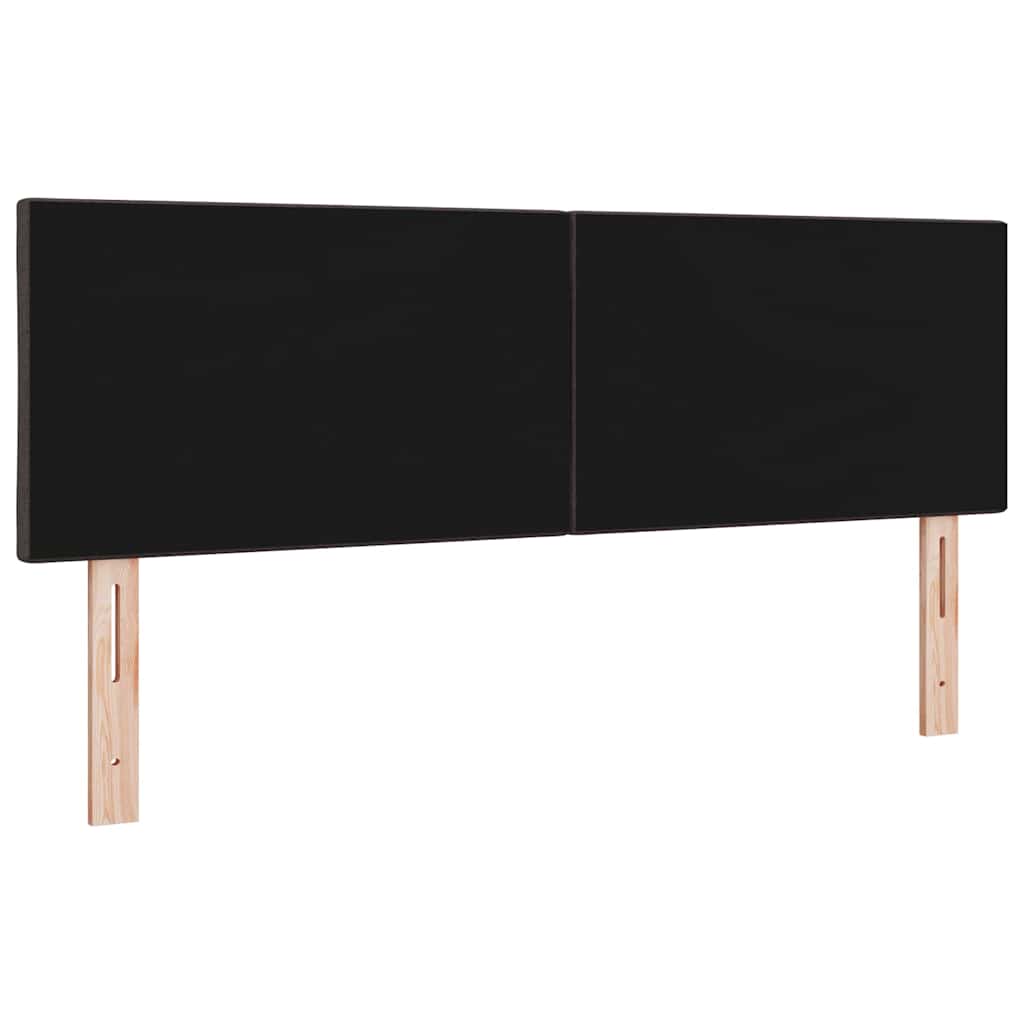 vidaXL Kopfteil mit Kopfteil Dunkelbraun 160 cm Kunstleder