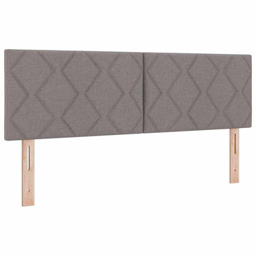 vidaXL Kopfteil mit Kopfteil Taupe 160 cm Kunstleder