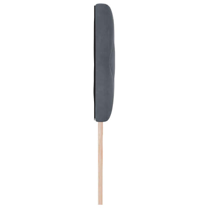 vidaXL Kopfteil mit Kopfteil Dunkelgrau 180 cm Samt