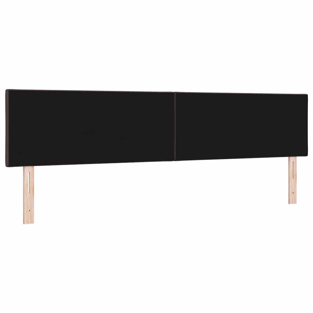 vidaXL Kopfteil mit Kopfteil Dunkelbraun 200 cm Kunstleder