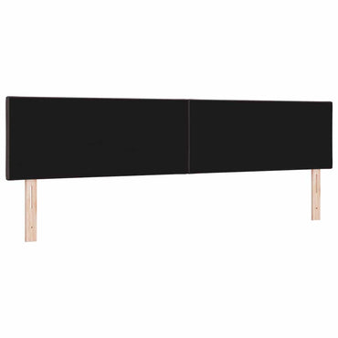vidaXL Kopfteil mit Kopfteil Dunkelbraun 200 cm Kunstleder