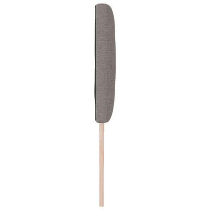 vidaXL Kopfteil mit Kopfteil Taupe 200 cm Kunstleder