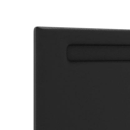 vidaXL LED Kopfteil Schwarz 180 cm Kunstleder