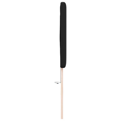 vidaXL LED Kopfteil Schwarz 180 cm Kunstleder
