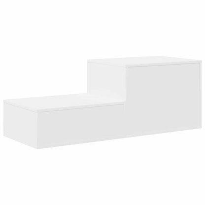 vidaXL Aufbewahrungsschrank 2 pcs Weiß 127 x 41 x 40 cm Holzwerkstoff