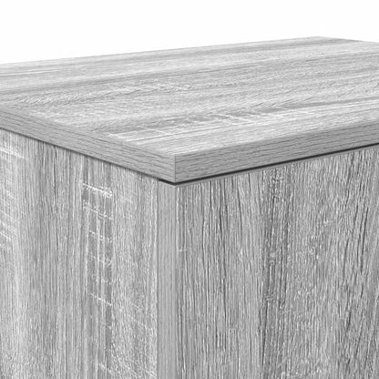 vidaXL Aufbewahrungsschrank 2 pcs Graues Sonoma 127 x 41 x 40 cm