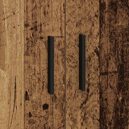 Aufbewahrungsschrank 2 pcs Altholz 127 x 41 x 40 cm