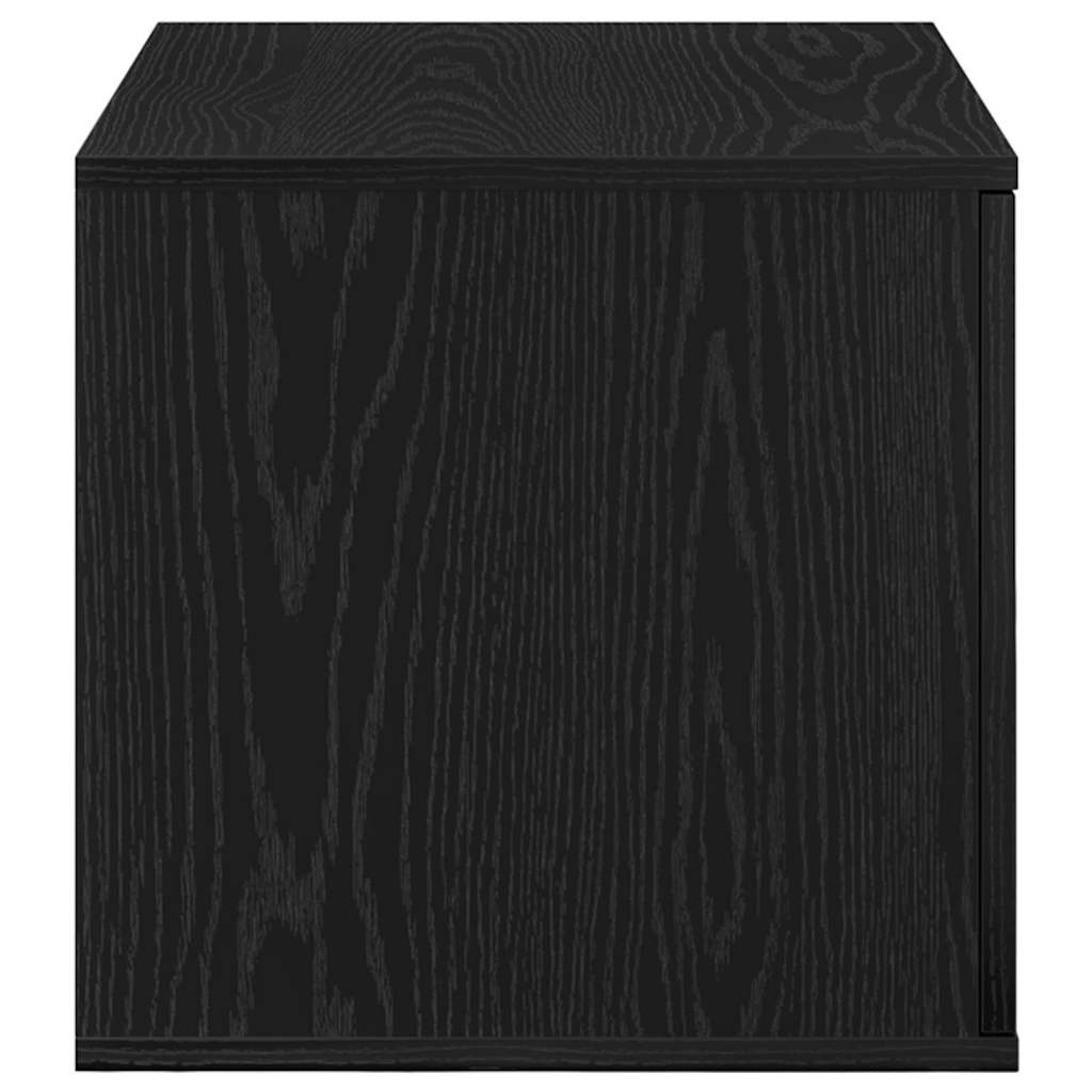 vidaXL Aufbewahrungsschrank 2 pcs Schwarz Eichen-Optik
