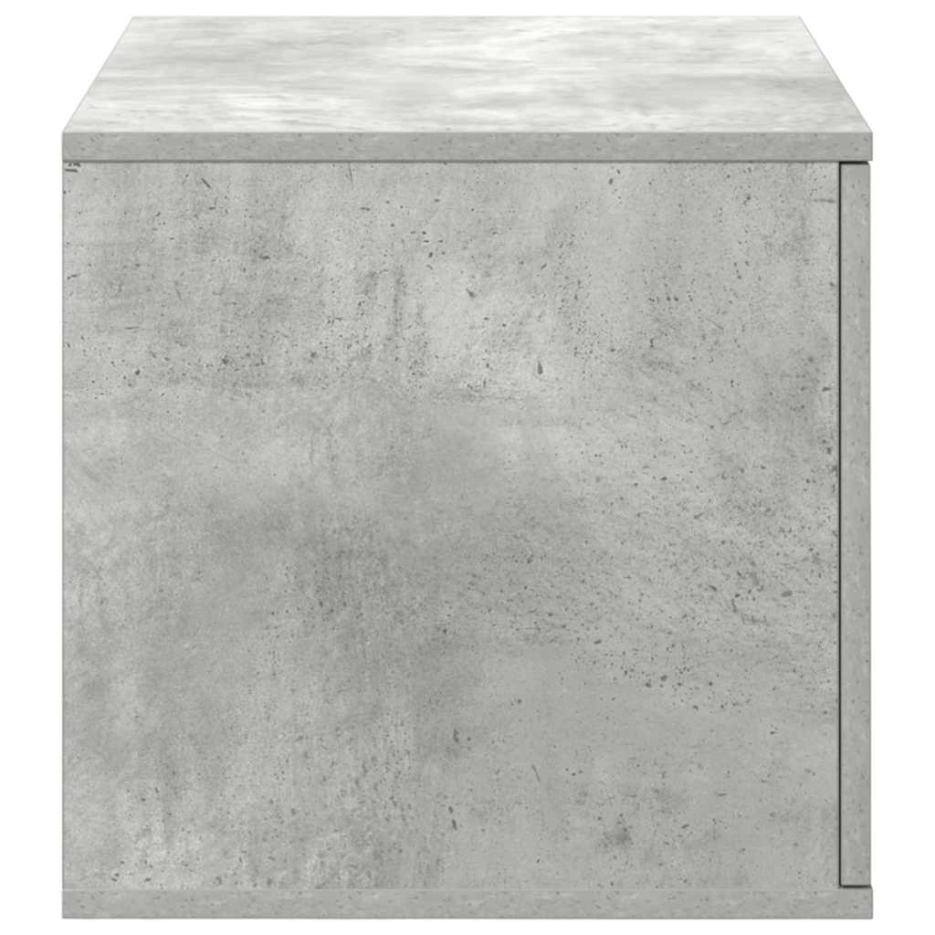 Aufbewahrungsschrank 2 pcs Beton Grau 118 x 41 x 40 cm