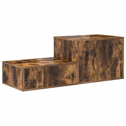 vidaXL Aufbewahrungsschrank 2 pcs Geräucherte Eiche 108 x 41 x 40 cm
