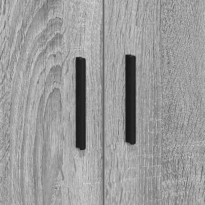 vidaXL Aufbewahrungsschrank 2 pcs Graues Sonoma 108 x 41 x 40 cm