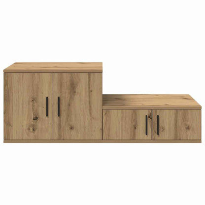 vidaXL Aufbewahrungsschrank 2 pcs Artisan-Eiche 108 x 41 x 40 cm