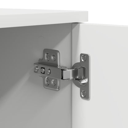 vidaXL Aufbewahrungsschrank 2 pcs Weiß 103 x 41 x 40 cm Holzwerkstoff
