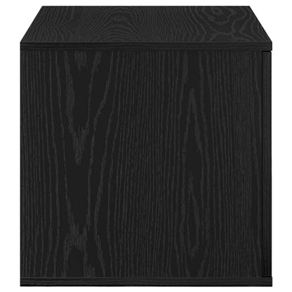 vidaXL Aufbewahrungsschrank 2 pcs Schwarz Eichen-Optik