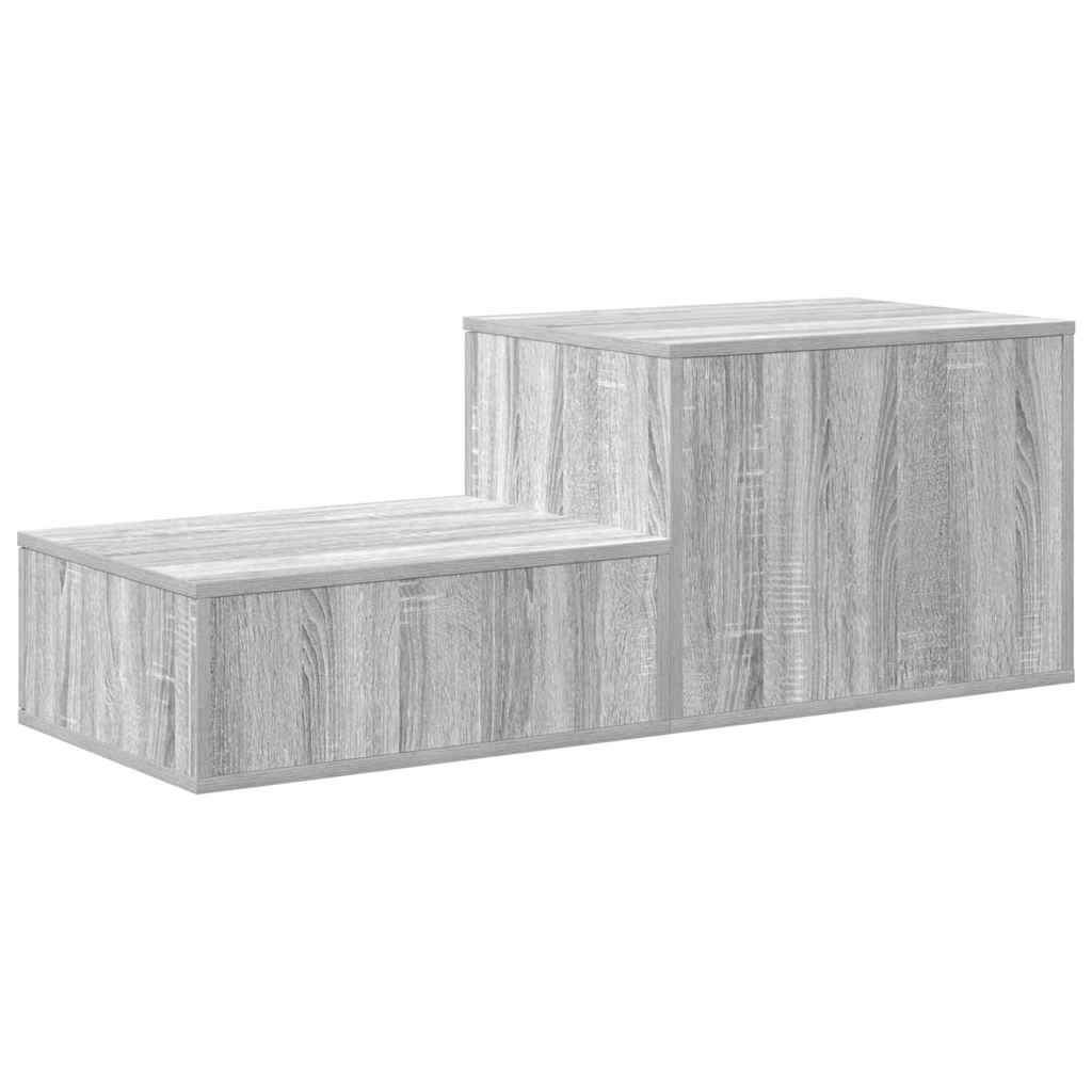 vidaXL Aufbewahrungsschrank 2 pcs Graues Sonoma 103 x 41 x 40 cm