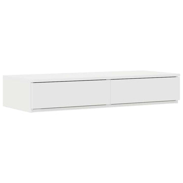 vidaXL Bettschubladen Weiß 100 x 36,5 x 16,5 cm Holzwerkstoff