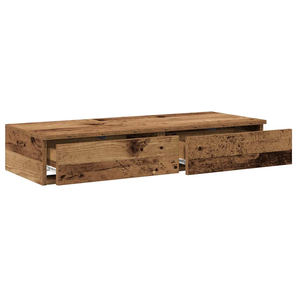 Bettschubladen Altholz 100 x 36,5 x 16,5 cm Holzwerkstoff