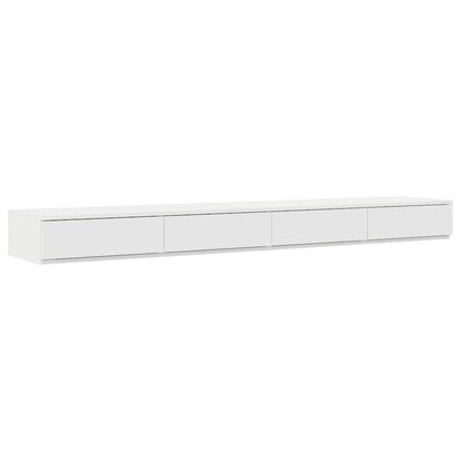 vidaXL Bettschubladen Weiß 200 x 36,5 x 16,5 cm Holzwerkstoff