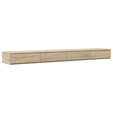 vidaXL Bettschubladen Sonoma-Eiche 200 x 36,5 x 16,5 cm Holzwerkstoff