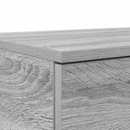 vidaXL Bettschubladen Graues Sonoma 200 x 36,5 x 16,5 cm Holzwerkstoff
