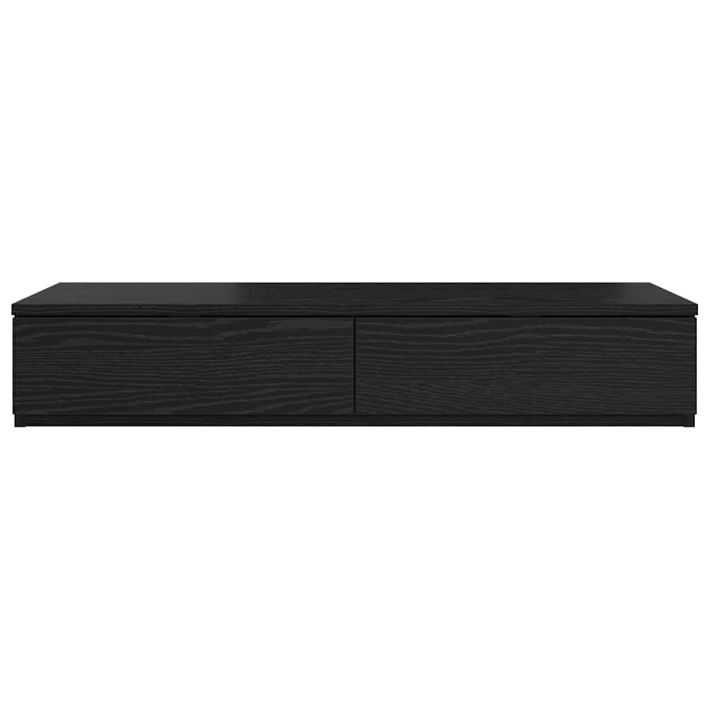 vidaXL Bettschubladen Schwarz Eichen-Optik 80 x 36,5 x 16,5 cm