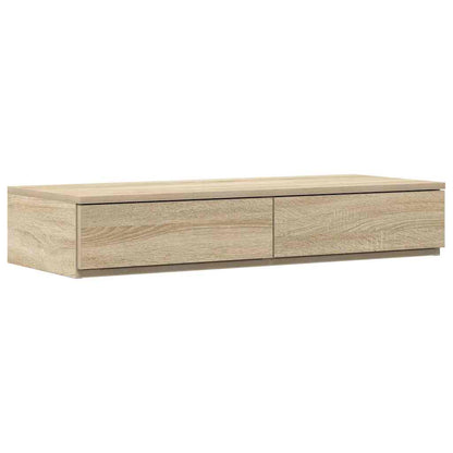 vidaXL Bettschubladen Sonoma-Eiche 80 x 36,5 x 16,5 cm Holzwerkstoff