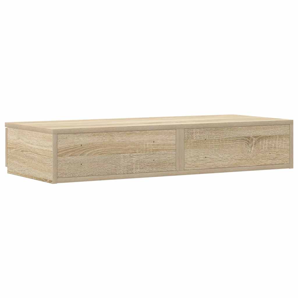 vidaXL Bettschubladen Sonoma-Eiche 80 x 36,5 x 16,5 cm Holzwerkstoff