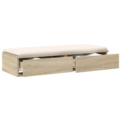 vidaXL Bettschubladen Sonoma-Eiche 80 x 36,5 x 16,5 cm Holzwerkstoff