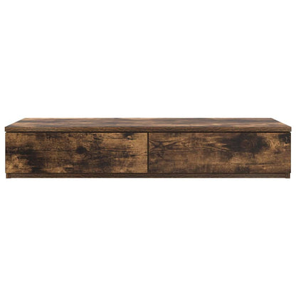 vidaXL Bettschubladen Geräucherte Eiche 80 x 36,5 x 16,5 cm