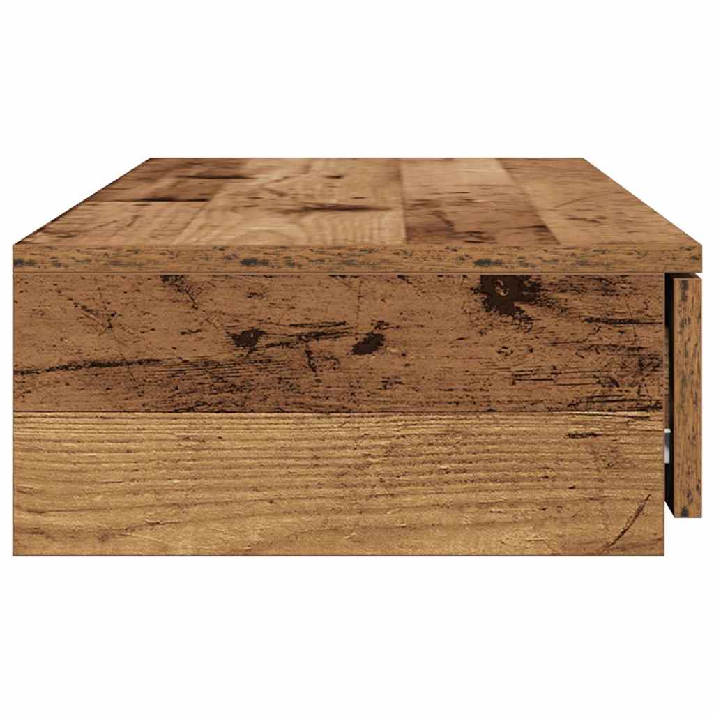 vidaXL Bettschubladen Altholz 80 x 36,5 x 16,5 cm Holzwerkstoff