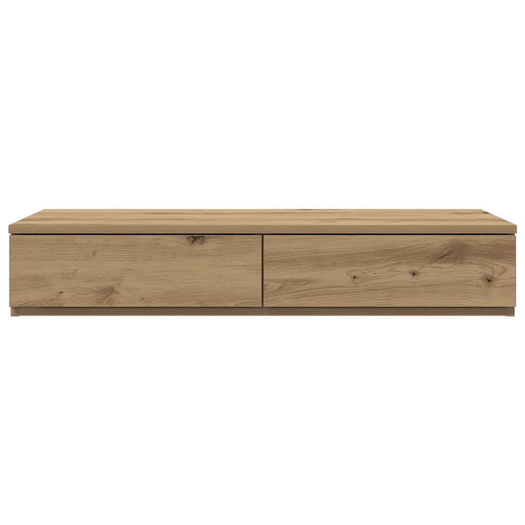 vidaXL Bettschubladen Artisan-Eiche 80 x 36,5 x 16,5 cm Holzwerkstoff