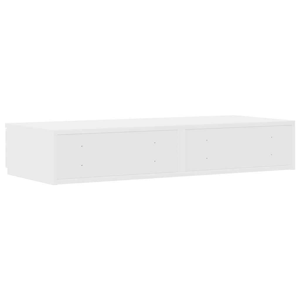 vidaXL Bettschubladen Weiß 90 x 36,5 x 16,5 cm Holzwerkstoff