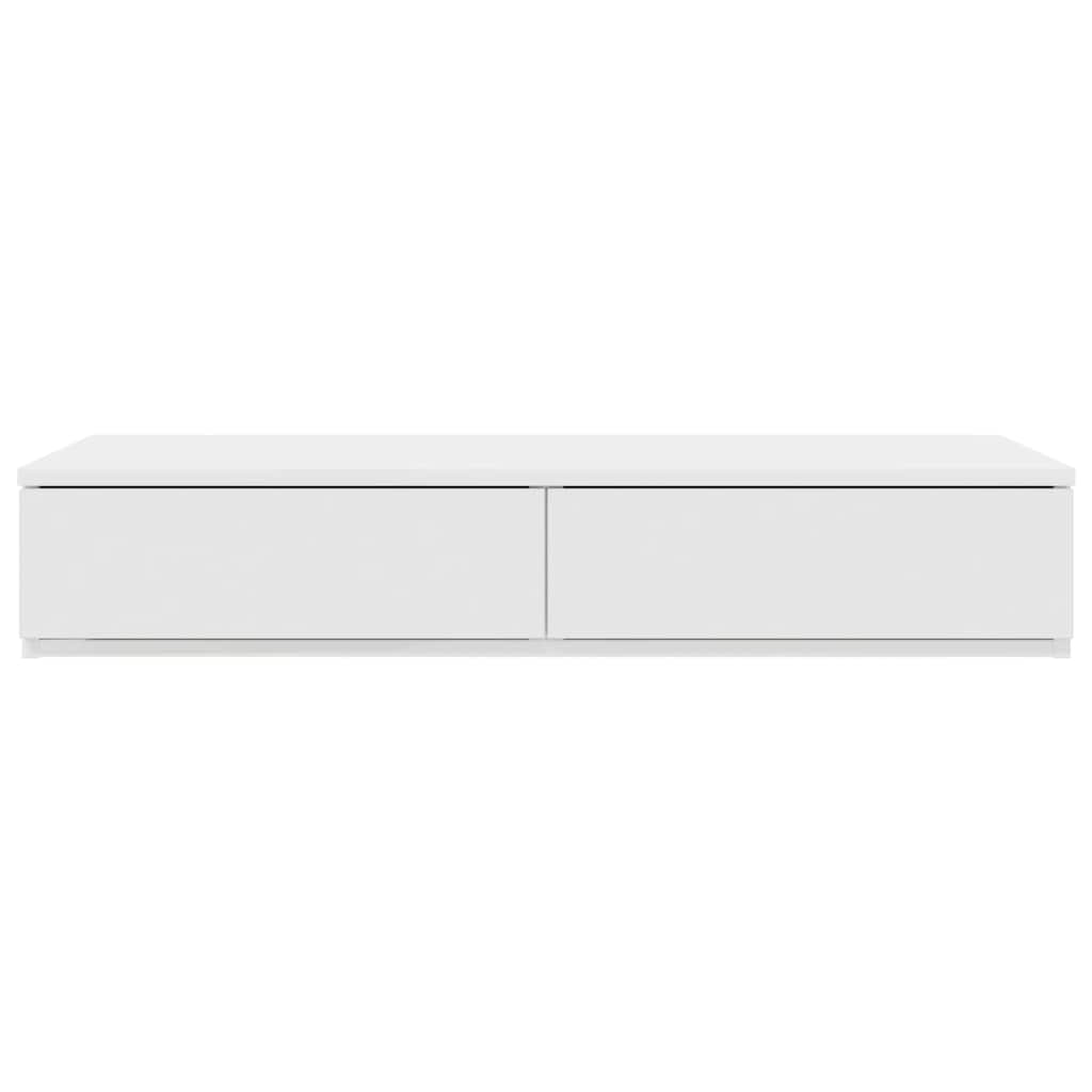 vidaXL Bettschubladen Weiß 90 x 36,5 x 16,5 cm Holzwerkstoff