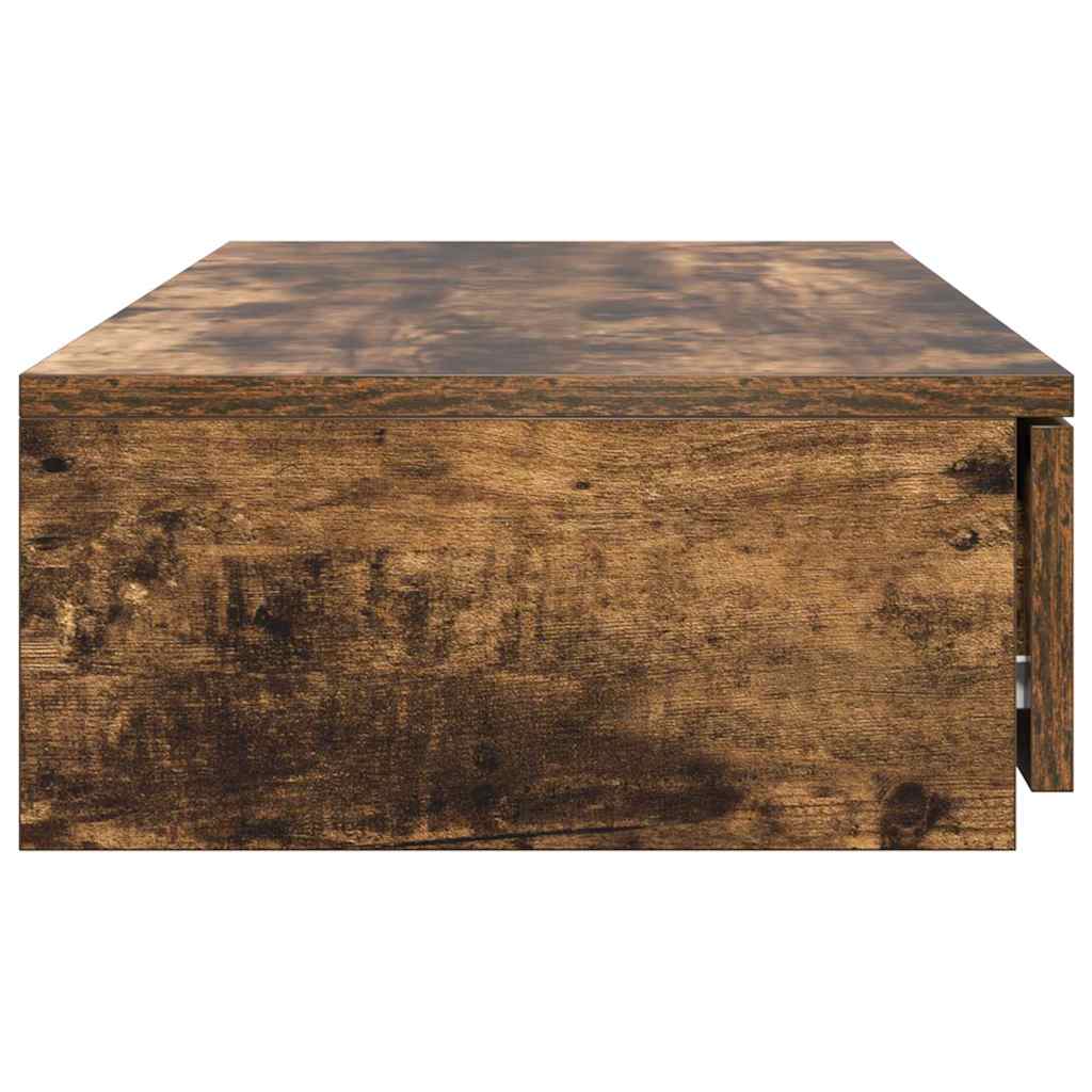 vidaXL Tiroirs de lit chêne fumé 90 x 36,5 x 16,5 cm