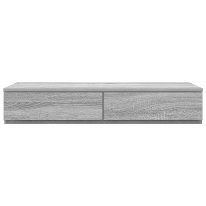 vidaXL Bettschubladen Graues Sonoma 90 x 36,5 x 16,5 cm Holzwerkstoff