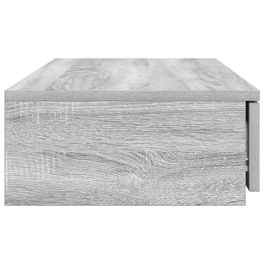 vidaXL Bettschubladen Graues Sonoma 90 x 36,5 x 16,5 cm Holzwerkstoff