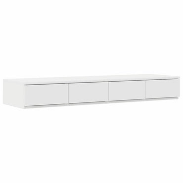 vidaXL Bettschubladen Weiß 120 x 36,5 x 16,5 cm Holzwerkstoff