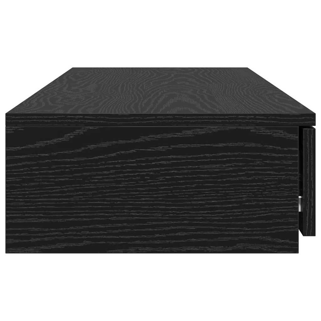 vidaXL Bettschubladen Schwarz Eichen-Optik 120 x 36,5 x 16,5 cm