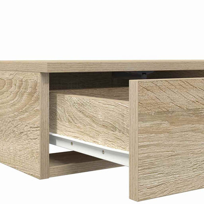 vidaXL Bettschubladen Sonoma-Eiche 120 x 36,5 x 16,5 cm Holzwerkstoff