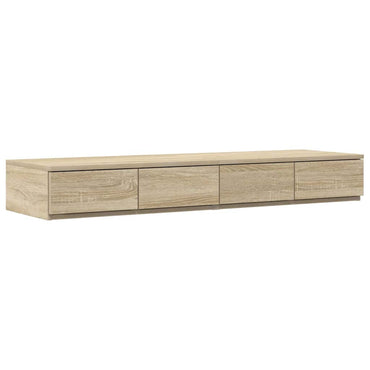 vidaXL Bettschubladen Sonoma-Eiche 120 x 36,5 x 16,5 cm Holzwerkstoff
