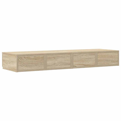 vidaXL Bettschubladen Sonoma-Eiche 120 x 36,5 x 16,5 cm Holzwerkstoff
