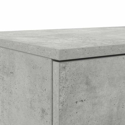 vidaXL Bettschubladen Beton Grau 120 x 36,5 x 16,5 cm Holzwerkstoff