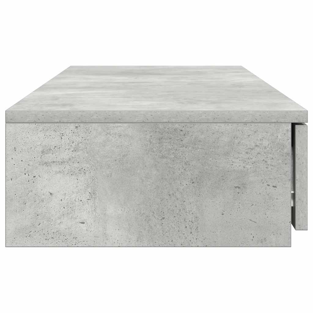 vidaXL Bettschubladen Beton Grau 120 x 36,5 x 16,5 cm Holzwerkstoff