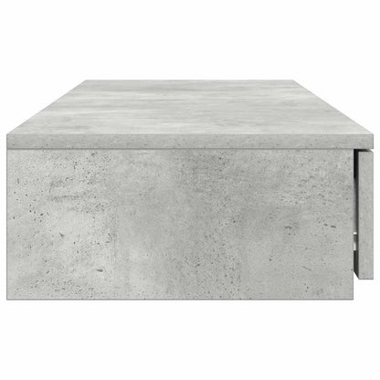 vidaXL Bettschubladen Beton Grau 120 x 36,5 x 16,5 cm Holzwerkstoff