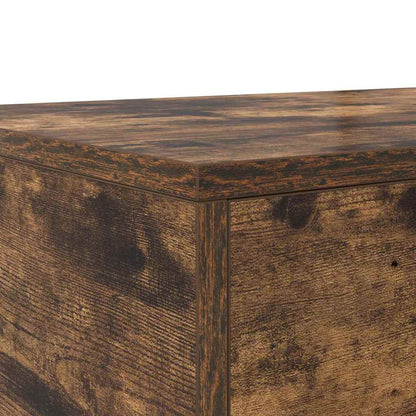 vidaXL Tiroirs de lit Chêne fumé 120 x 36,5 x 16,5 cm