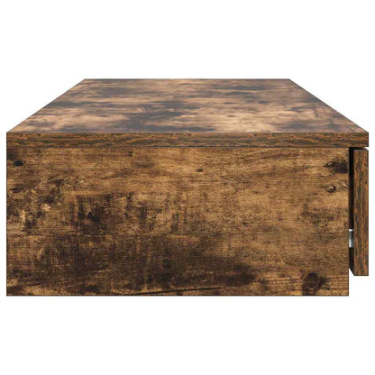 vidaXL Tiroirs de lit Chêne fumé 120 x 36,5 x 16,5 cm