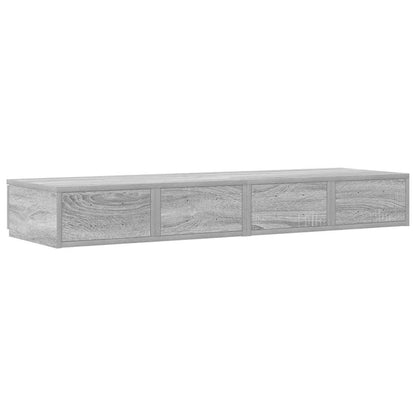 vidaXL Bettschubladen Graues Sonoma 120 x 36,5 x 16,5 cm Holzwerkstoff